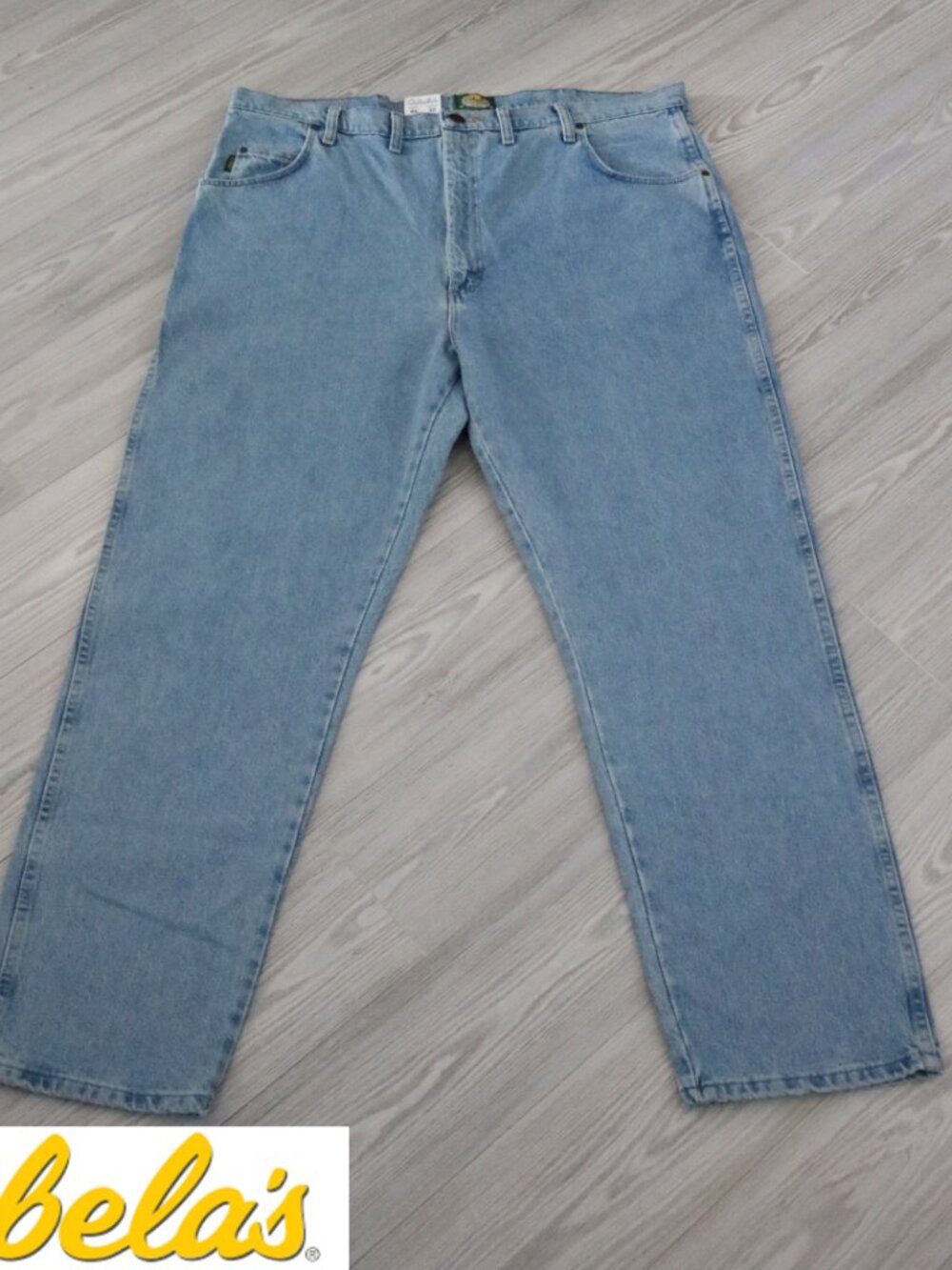 Cabelas Jeans Mens 44 X 32 Blue Denim Roughneck Relaxed Fit Straight Leg NWT